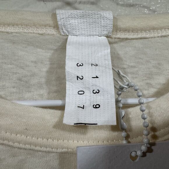 Ch. Carolina Herrera Mens Essential Oversized T Shirt Size Small Beige Crème - Picture 5 of 16